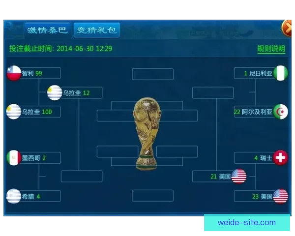 世界杯竞猜APP官网打造全新互动体验助你精准预测赛果